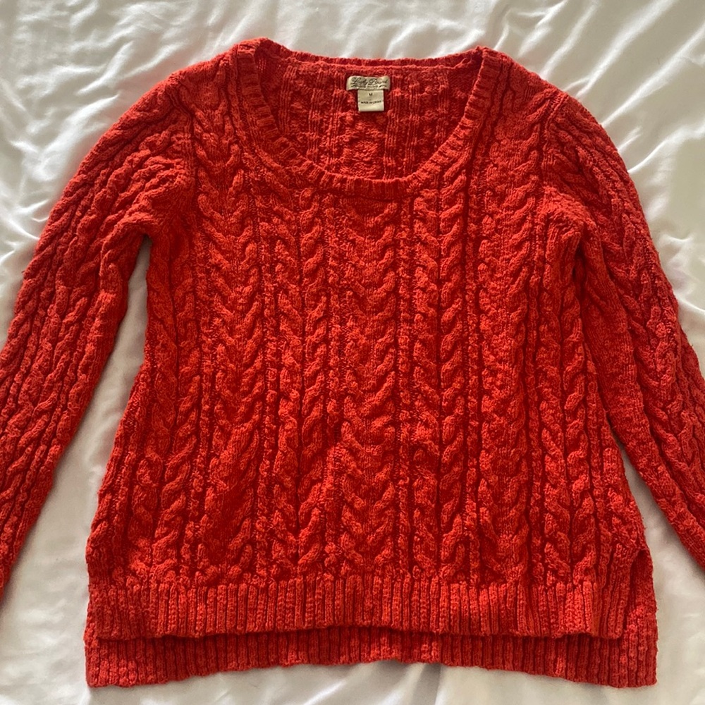Lucky brand coral sweater